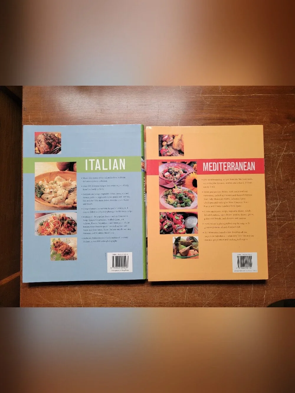 Italian & Mediterranean Cuisine Recipe Cookbooks Flexible Cover
